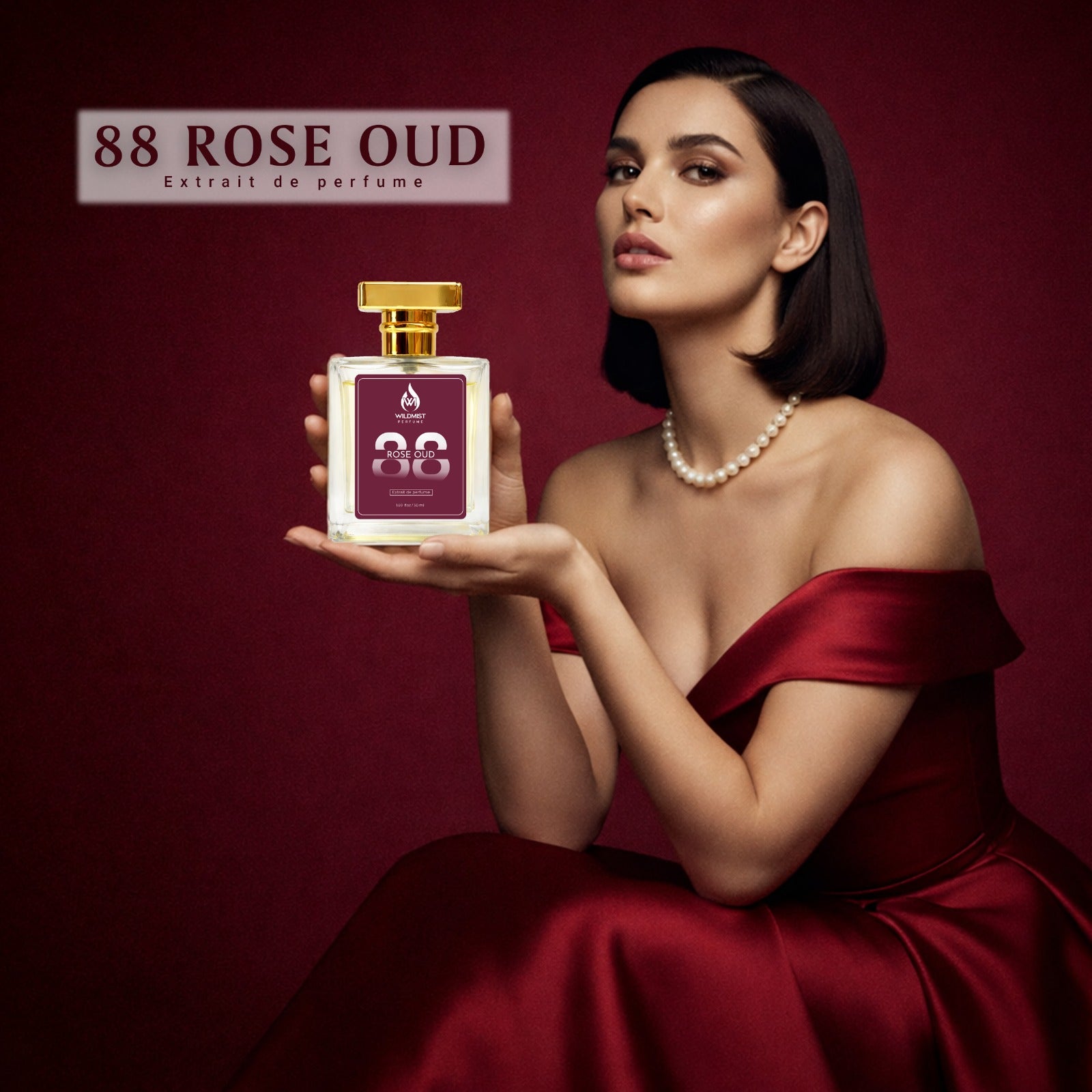 Wildmist Rose Oud 88 | Premium Extrait de Perfume (50ml)