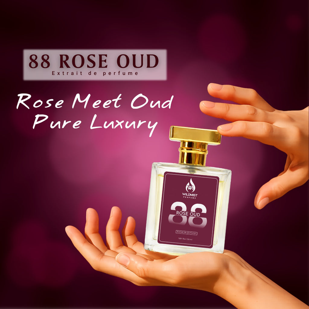 Wildmist Rose Oud 88 | Premium Extrait de Perfume (50ml)